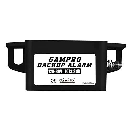 Gampro Back-Up Alarm 12V-80V 107Db Industrial Heavy-Duty Waterproof Backup Warning Alarm With Super Loud Beeper Tone For Truck Van Freight Car Lorry Heavy Vehicles #TOP3
