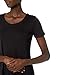 Daily Ritual Women's Short-Sleeve Scoop Neck Dress, Black, X-Large