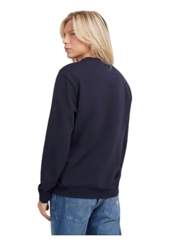 Guess Para Hombre. M2YQ37K6ZS1 Sudadera Con TriáNgulo Logo Marino (Xxl), Casual, AlgodóN - 3