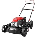 AMERISUN 21” Gas Lawn Mower, 144cc 4-Cycle OHV Walk Behind P...