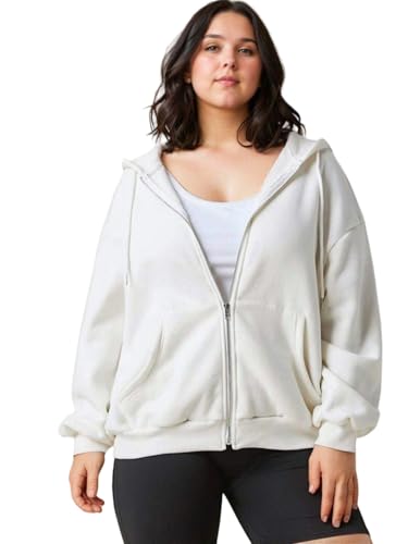 Image of KOTTY Women Plus Size Hooded Sweatshirt for Winter|Full Sleeve Casual Hoodie for Comfortable Silhouette and Soft Inner Lining