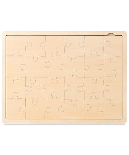 Rompecabezas de madera en blanco Mr. Pen de 24 piezas, 11.7" x 8.8" miniatura 1