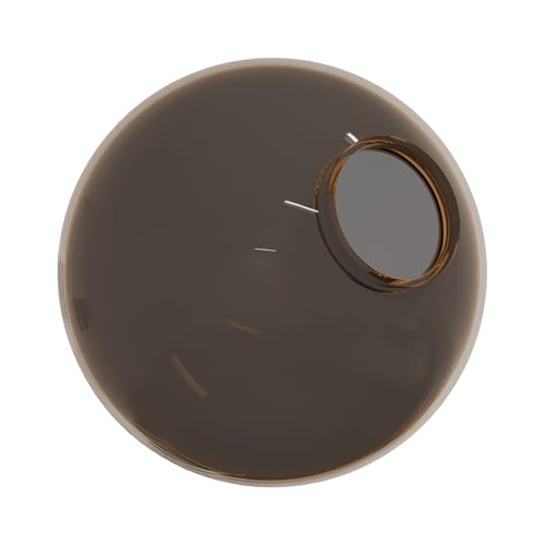Image of KASTLITE 12 inch Bronze Acrylic Lamp Post Globe, 3.91 inch Fitter Neck, USA Made | Street Light Cover Replacement - Outdoor Lighting Diffuser for Yard - Weatherproof, UV & Impact Resistant - Plastic Not Glass