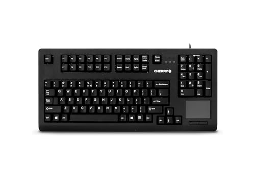 Cherry G80-11900, Compact Industrial Keyboard with Number Pad, Touchpad &