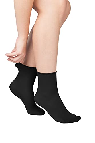 Lollipop-Microfaser Socken ohne Bund 3 Paare