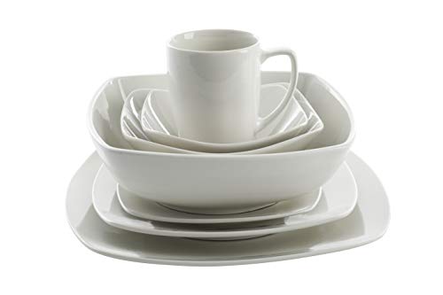 Gibson Home Zen Buffetware 39 Piece Dinnerware Set , White by Gibson Home - Image 3