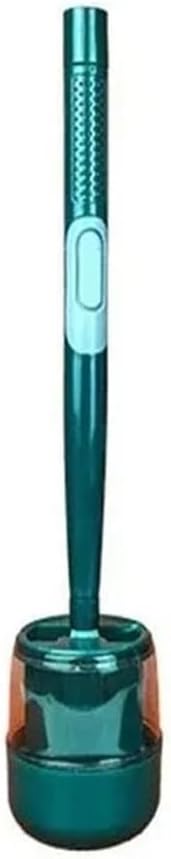 Toilet Brush Holder Bathroom Wall Mounted Long Handled Thermoplastic Rubber Toilet Brushes with Holder Holder Toilet Brushes