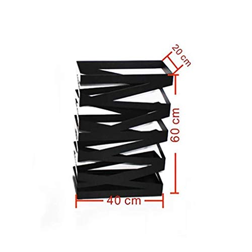 Porte-parapluie de sol en fer forgé blanc style contemporain - 3
