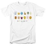 Popfunk Rick and Morty Get Schwifty Unisex Adult T-Shirt - XL - White