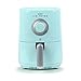 Nostalgia Personal Air Fryer 1-Quart, Compact Space Saving, Adjustable 30 Minute Timer and Temperature Up To 400℉, Non-Stick Dishwasher Safe Basket, Portion Control, Aqua
