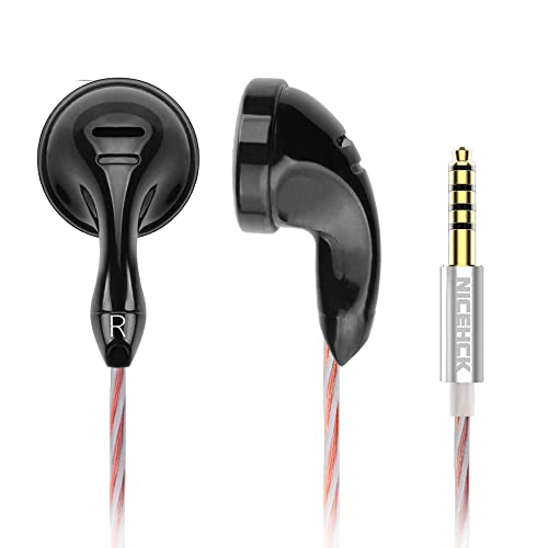 NICEHCK B70 �C���i�[�C���[�^�C���z�� 14.8mm�_�C�i�~�b�N�h���C�o �L�� �J�[�{�����b�L�U���� 1DD �⃁�b�L���ƍ����x�����̃~�b�N�X�P�[�u���t�� �}�C�N�t���n���Y�t���[ �ʘb�\ �N���V�b�N�J�i���^ �V���v���ŃN���V�b�N�ȃf�U�C�� HI