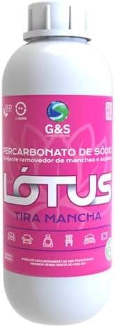 Lótus Tira Manchas 1kg alvejante para tecidos brancos e coloridos...