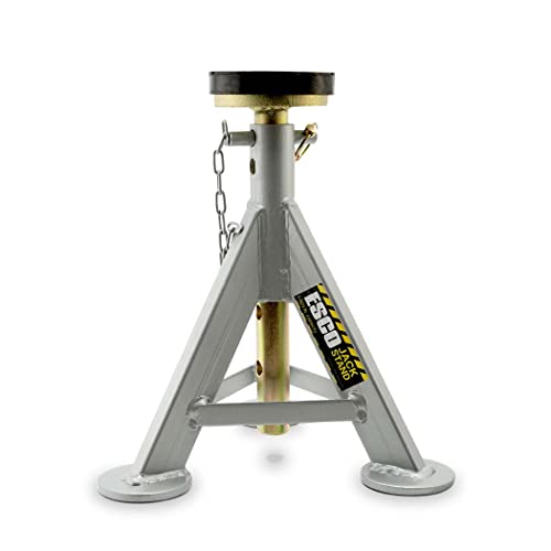 Esco 10498 Jack Stand, 3 Ton Capacity, Silver #TOP1