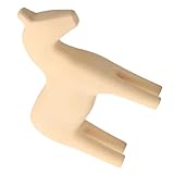 iplusmile Pferdefigur aus Massivem Holz Stabile Tischdeko für Wohnzimmer Kinderzimmer und Esstisch...