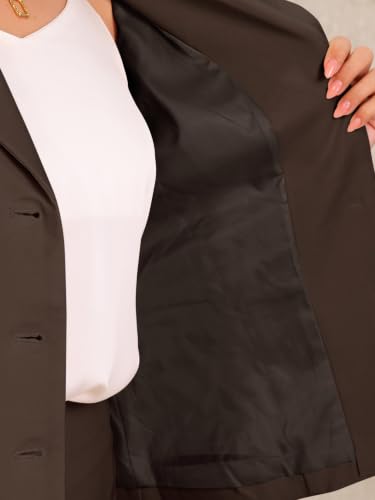 Image of Allegra K Women 2 Piece Skirt Set Suit Business Blazer and Pencil Skirt Office Work Interview Church Outfits