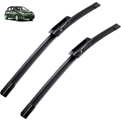 Balais d'essuie-glace Clio 3 résistant aux traces pour pare-brise Hatchback