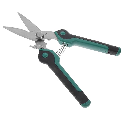 UPKOCH Electrónica Tijera Cortador Cable Acero Inoxidable Reparación Hogar Multifunción Antideslizante Verde Ahorro Esfuerzo