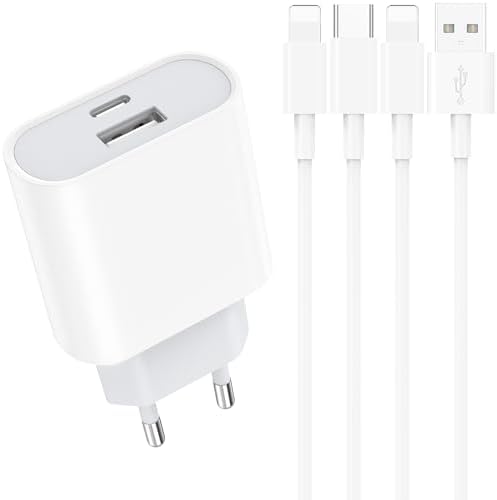 Caricatore IPhone[Certificato Apple Fi]25W Caricabatterie Rapido USB C E Cavo Caricabatterie - Foto 6