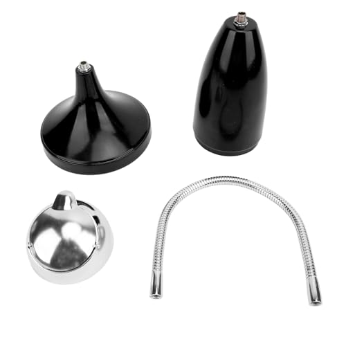 Adjustable Floor Standing Ashtray for Outdoor Indoor, Windproof Balcony Ashtray with Lid, Self, Large Capacity (Black)