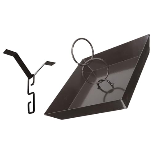 Hemoton 1Set Rain Chain with Catch Basin and Hooks Villa Rainwater Drainage for Gutters Decorative Garden Rain Chain for Outdoor Use