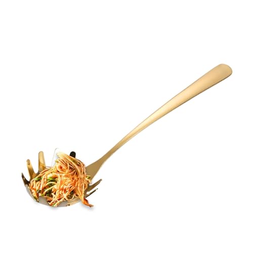 Cuchara de espagueti | Utensilios de cocina Cuchara para pasta - Colador de acero inoxidable, colador de espaguetis, colador de pasta, utensilios de cocina para colador de fideos