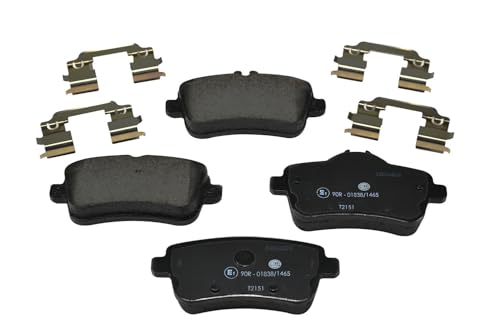 Kit plaquettes de frein HELLA préparé pour indicateur d'usure T2151 Mercedes