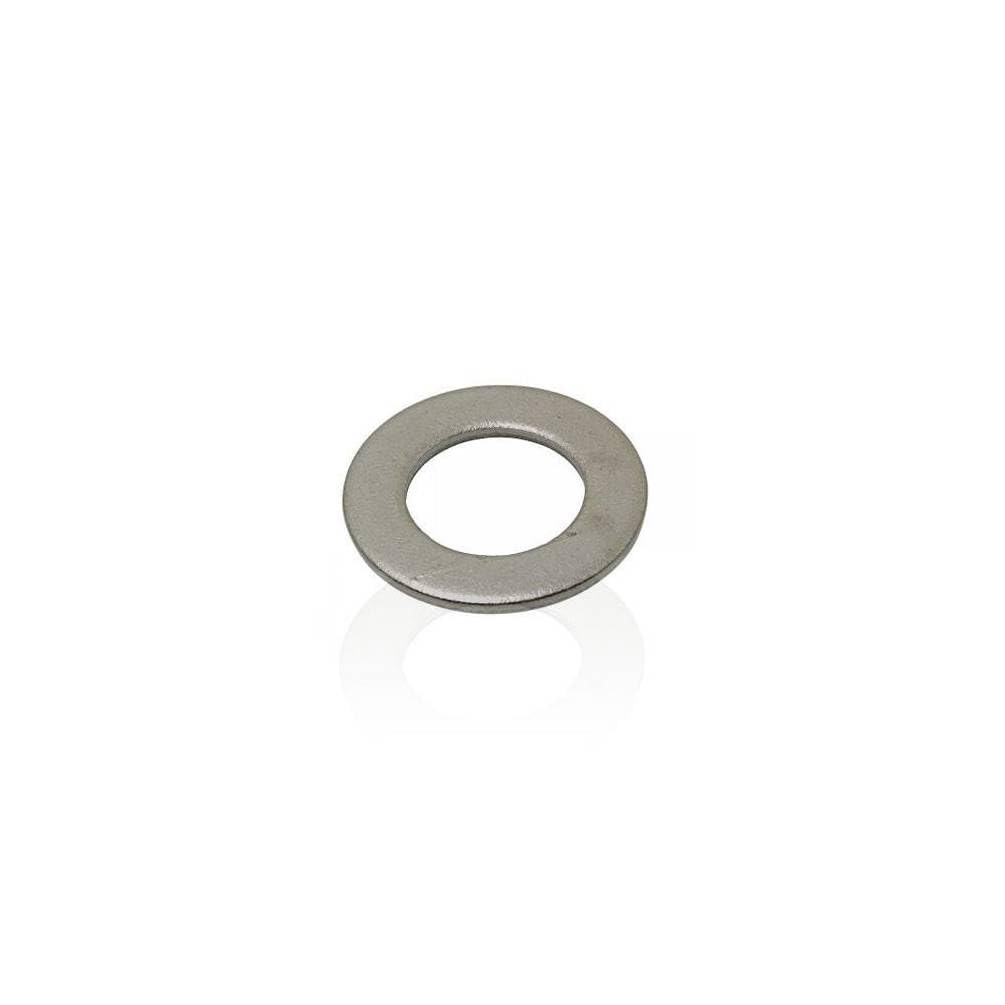 50 arandelas planas anchas, tipo L, 18 mm, NFE 25514, acero inoxidable, A4, D-Work