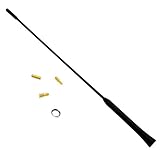  AERZETIX: Antennenstab Knüppel Antenne für Radio Auto Universal Dach Stabantenne
