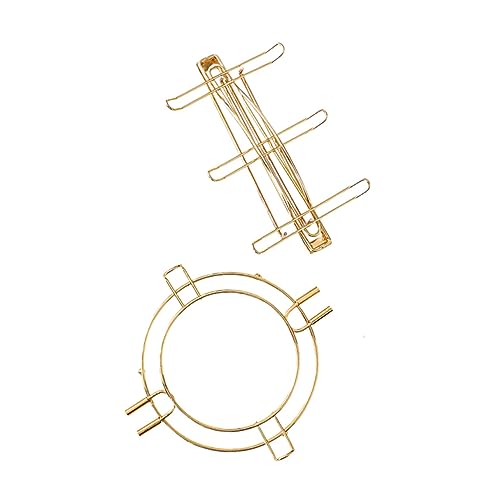 Cabilock 4 Piezas Posavasos Apilador De Tazas Minitaza Estante De Secado De La Taza De Café Árbol De Copa Colgador De Exhibición De Taza De Café Bar Vasos De Oro Acero Inoxidable Golden