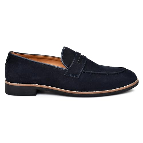 Image of Ariwa Casual Loafers Shoes for Men (Tassel) (Blue, 6)