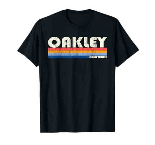 Oakley CA T-Shirt im Vintage-Stil, 70er-Jahre-Stil T-Shirt