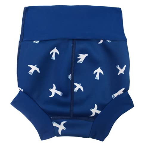 Splash About Happy Nappy Swim Diaper, White Birds, 3-6 Months #TOP1
