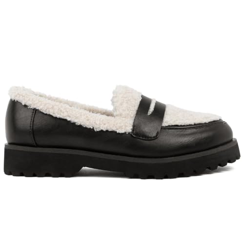 Image of Jones New York Women Platform Slip On Chunky Loafers Shoes Penny Loafers for Ladies