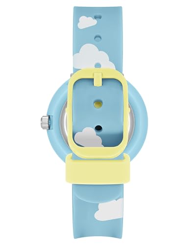 Reloj de hombre analógico resistente al agua con esfera minimalista blanca 3