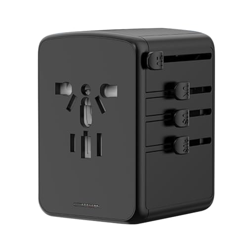 Power Outlet Charging Adapter Power Plug with 3 USB A & 2 USB C Socket Adapter