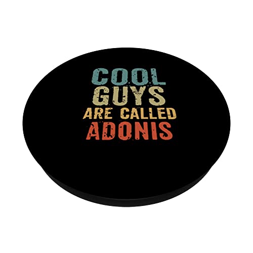 Cool guys are called Adonis PopSockets Swappable PopGrip, Black - Image 2