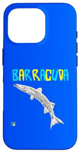 Funny Barracuda 2�F �C�G���[/�u���[ �X�}�z�P�[�X iPhone 16 Pro �p