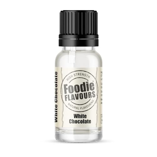 Foodie Flavours White Chocolate Natural Flavouring, High Strength - 15ml
