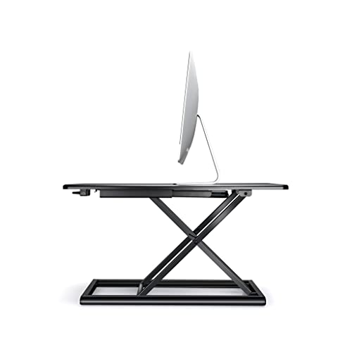 Escritorio de pie para evitar dolor de espalda con soporte monitor y laptop 6