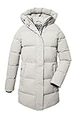 Gefütterter Damen Steppparka mit regulierbarer Kapuze