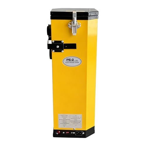 22LB Portable Welding Rod Oven 110V Adjustable Temperature Electrode Oven 80300F Dry Stick Welding Rod Storage with Handle & Safety Locking Latch for 19 Inch Low Hydrogen & 7018 Welding Rods