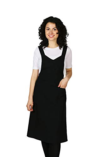Smockers Professional Cross over shoulder Fitted Apron, Cosmetology Uniform, Bleach Proof