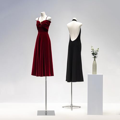 Buste de mannequin couture argenté taille B ajustable pour création mode - 3