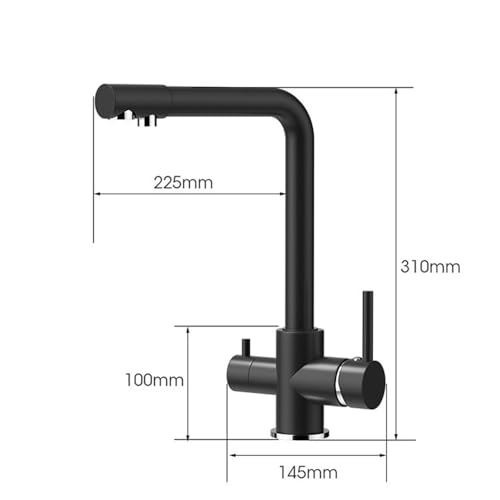 Robinet mitigeur cuisine laiton ISCBAFYX adoucisseur blanc 3 en 1
