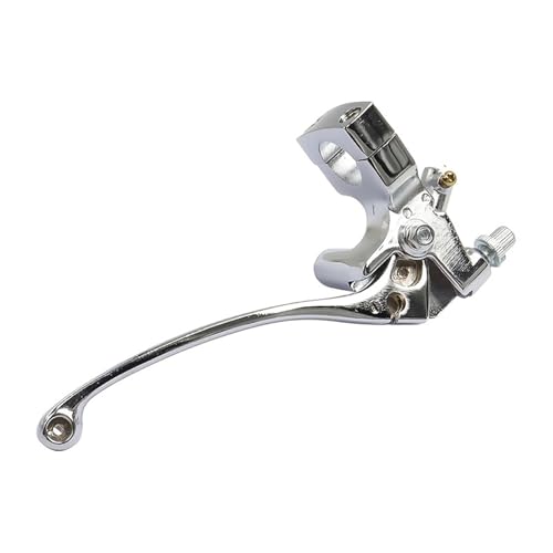 Manetas de freno y embrague universal de 25 mm con depósito de cilindro maestro para moto 4