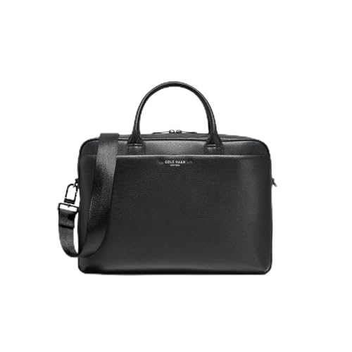 Cole Haan Men's Belmont Slim Briefcase, Black