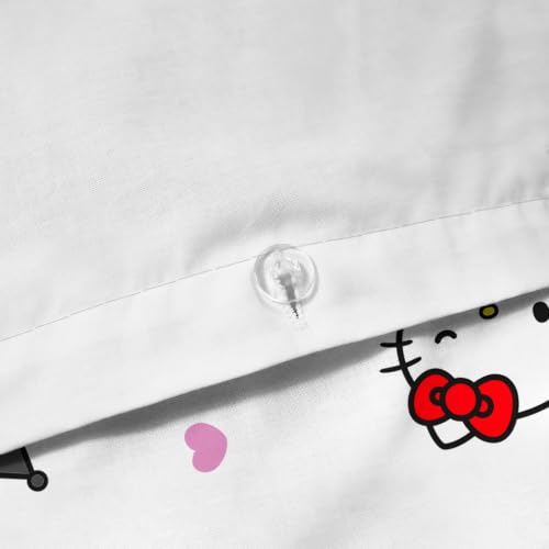 Parure de lit enfant 100% coton de qualité supérieure Hello Kitty - 6