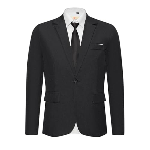 Herren Anzugjacke Sakko Sportlich Freizeit Blazer Regular Fit Männer Anzug Plus-Size-Herren-Business-Casual-Anzüge, europäische und amerikanische Slim-Anzüge Kleiner Blazer