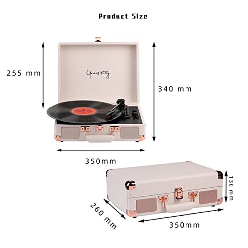 AWSAD Tourne Disque Vinyle Valise Portable en Cuir de Mouton Tourne Disque Vinyle, Platine Vinyle à 3 Vitesses, avec… - Les Beatles, Paul McCartney, John Lennon, RIngo Starr, George Harrison AWSAD Tourne Disque Vinyle Valise Portable en Cuir de Mouton Tourne Disque Vinyle, Platine Vinyle à 3 Vitesses, avec… – Image 7