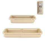 Obneglobal Escurridor de Platos Extensible con Escurridor de Cubiertos en Acero...